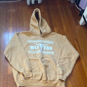 Tan Western Hoodie